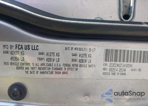 2018 Chrysler 300 Limited Awd from USA, damaged, VIN 2C3CCAKG7JH165341